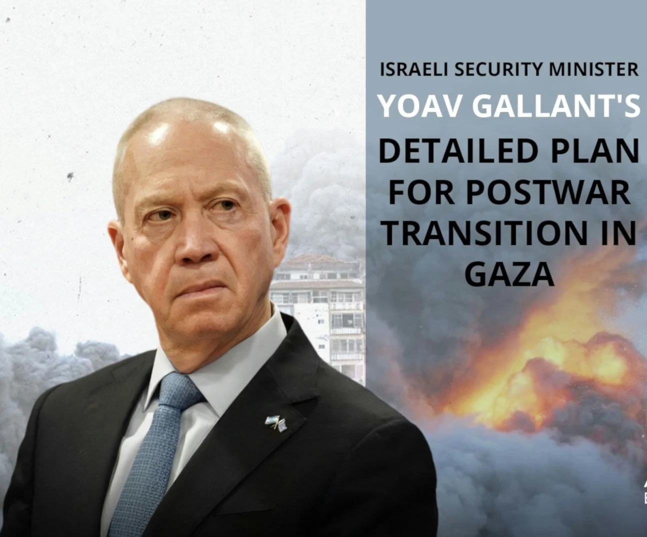 Israeli Security Minister Yoav Gallant's detailed plan for postwar transition in Gaza
