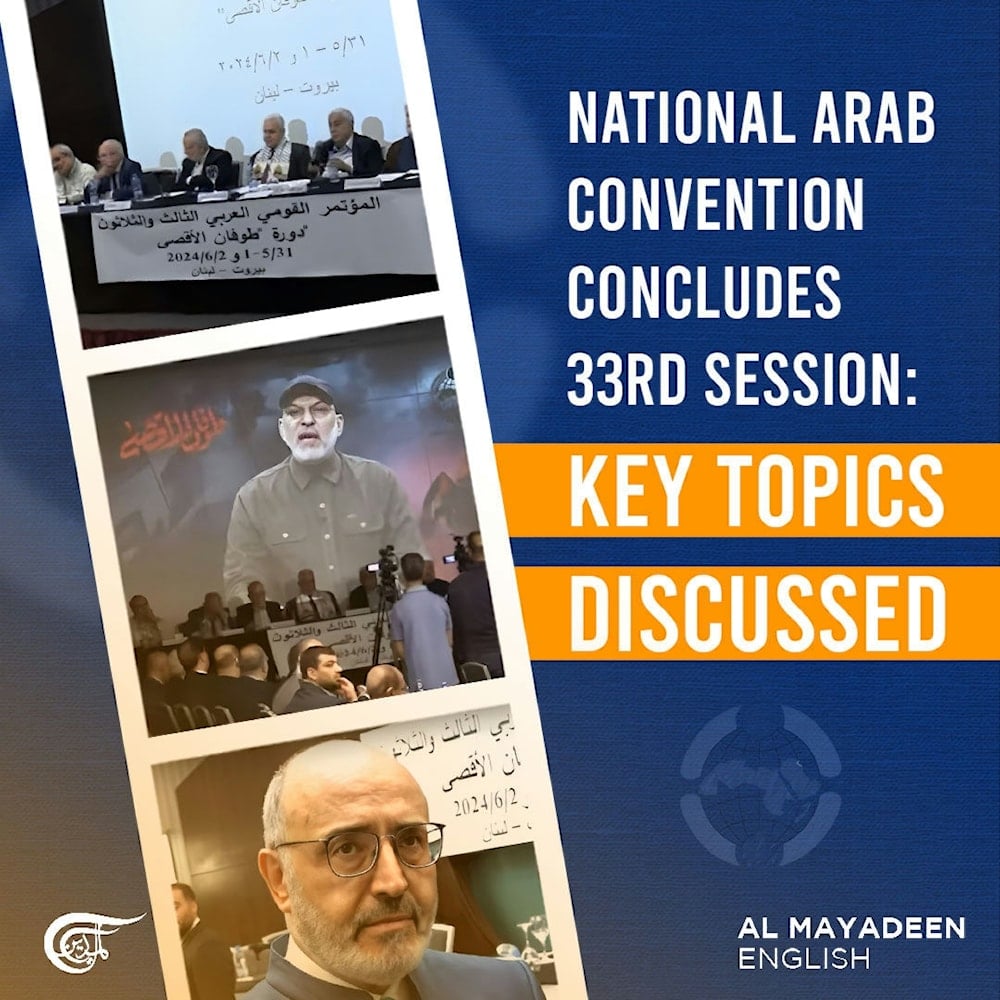 National Arab Convention concludes 33rd Session: Key topics discussed