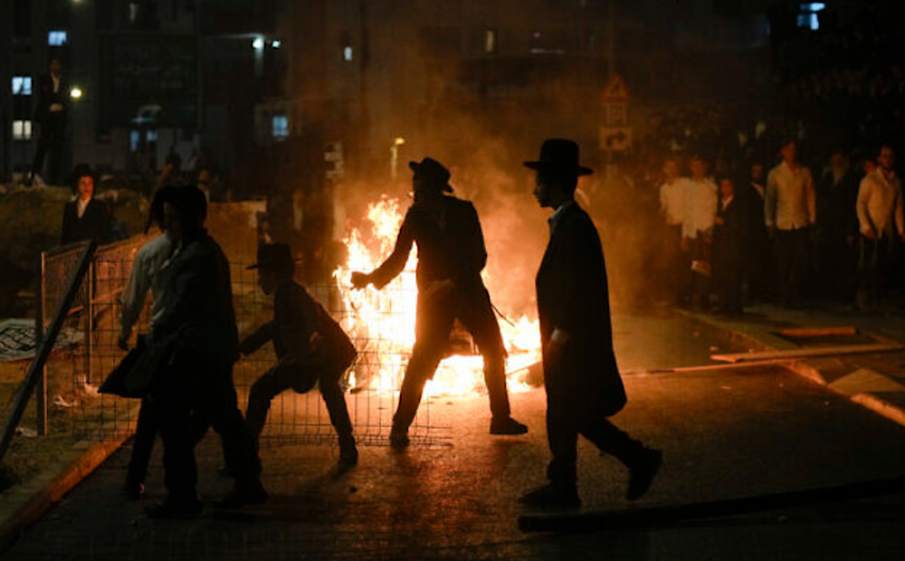 Haredim protest ultra-orthodox draft, clash with Israeli police