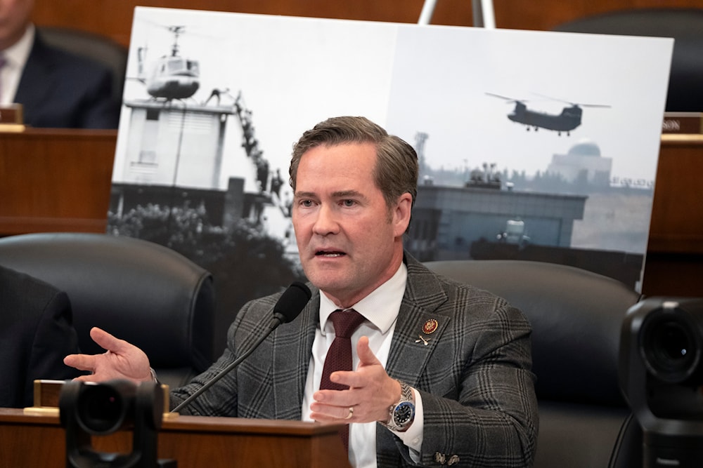 Rep. Mike Waltz, R-Fla., speaks during a hearing of the House Foreign Affairs Committee about the U.S. withdrawal from Afghanistan on Capitol Hill, Tuesday, March 19, 2024, in Washington. (AP)