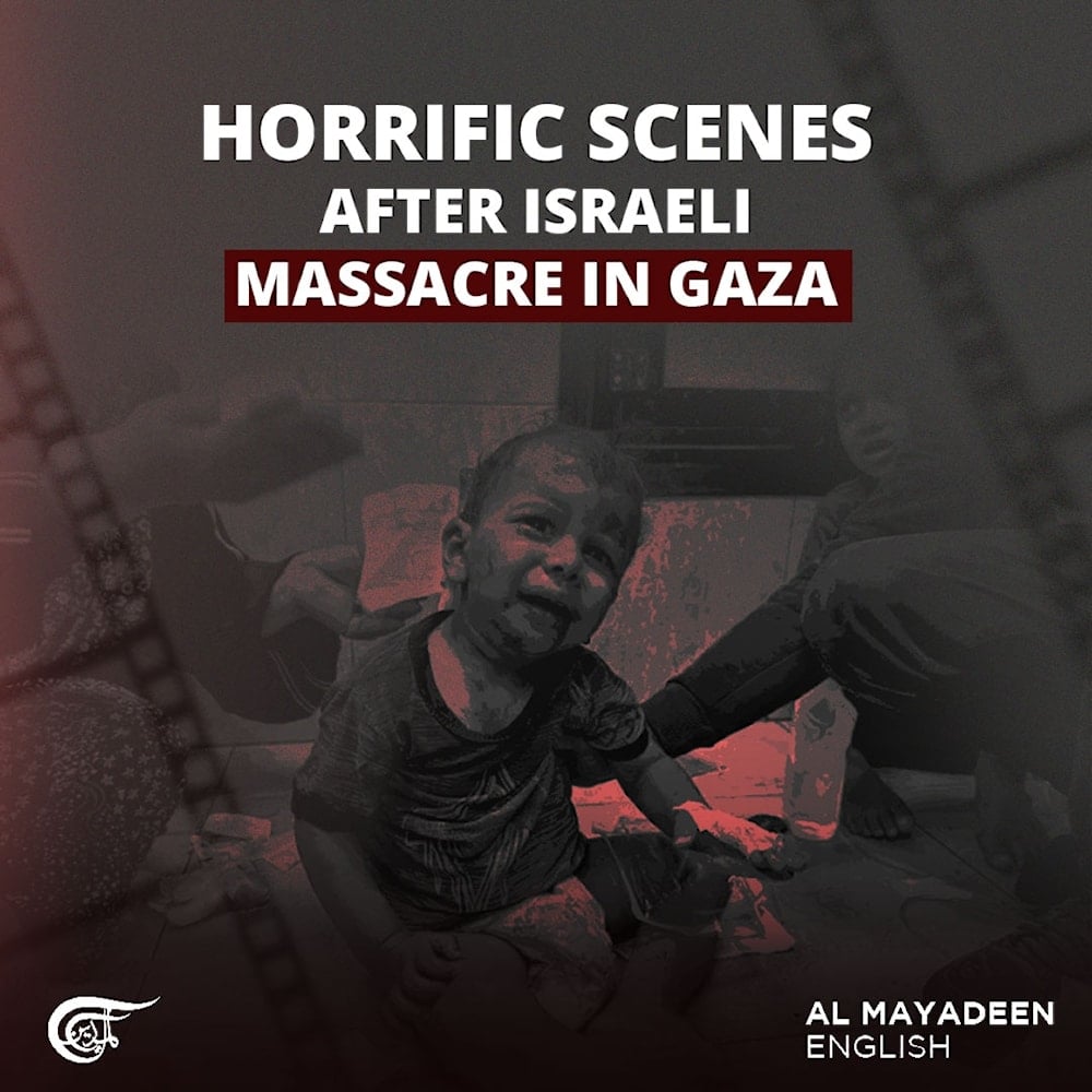 Horrific scenes after Israeli massacre in Gaza