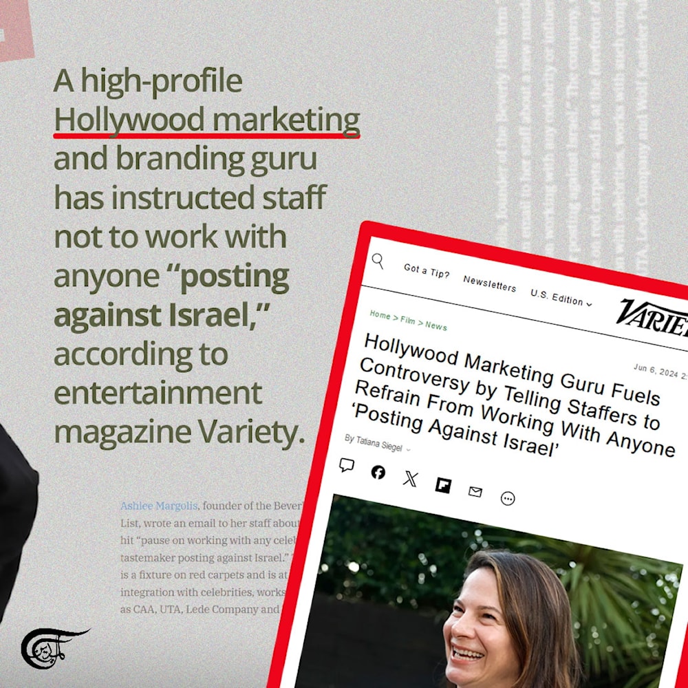 Hollywood marketing Guru warns staff against working with ‘Israel’ critics