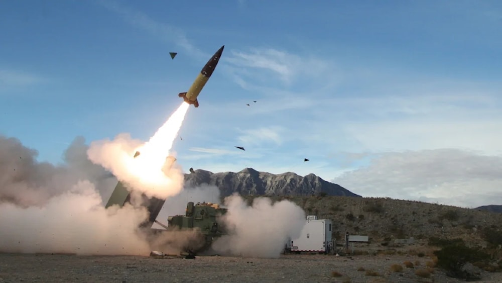 In this handout photo from the US Army, an early version of an Army Tactical Missile System is tested December 14, 2021, at White Sands Missile Range in New Mexico. (US Army)