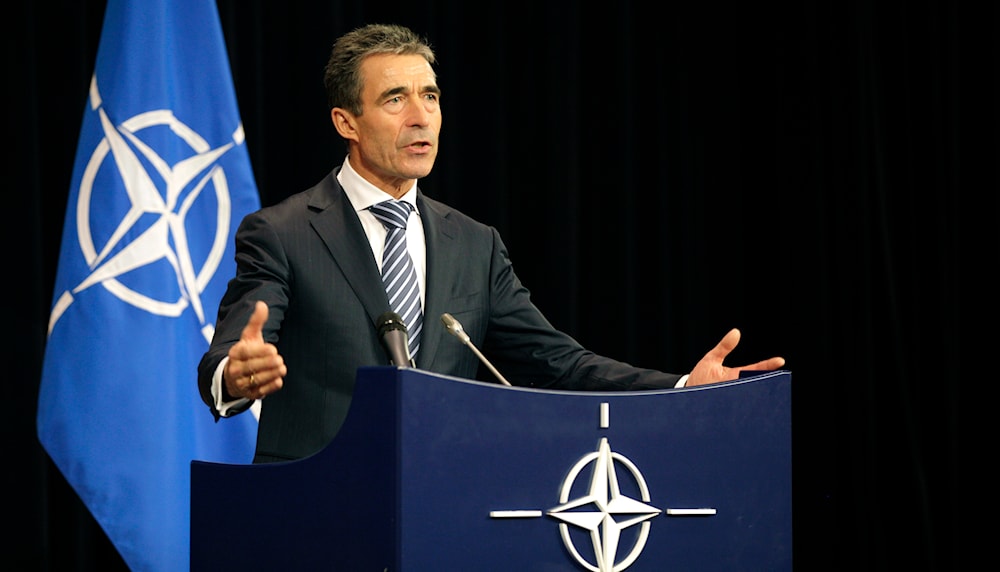 NATO Secretary General Anders Fogh Rasmussen speaks during a media conference after a meeting of NATO Defense Ministers at NATO headquarters in Brussels on October 9, 2012. (AP)