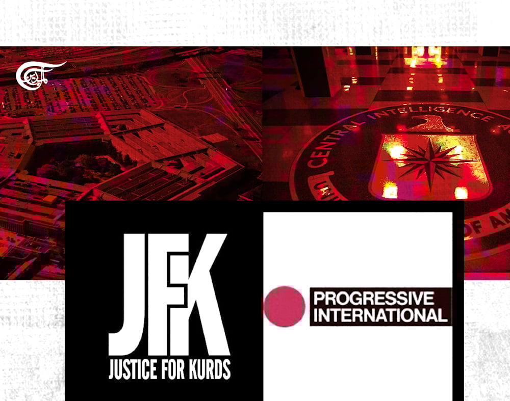 Why are there two 'Justice for Kurds' organizations on cutouts and front groups in geopolitics?