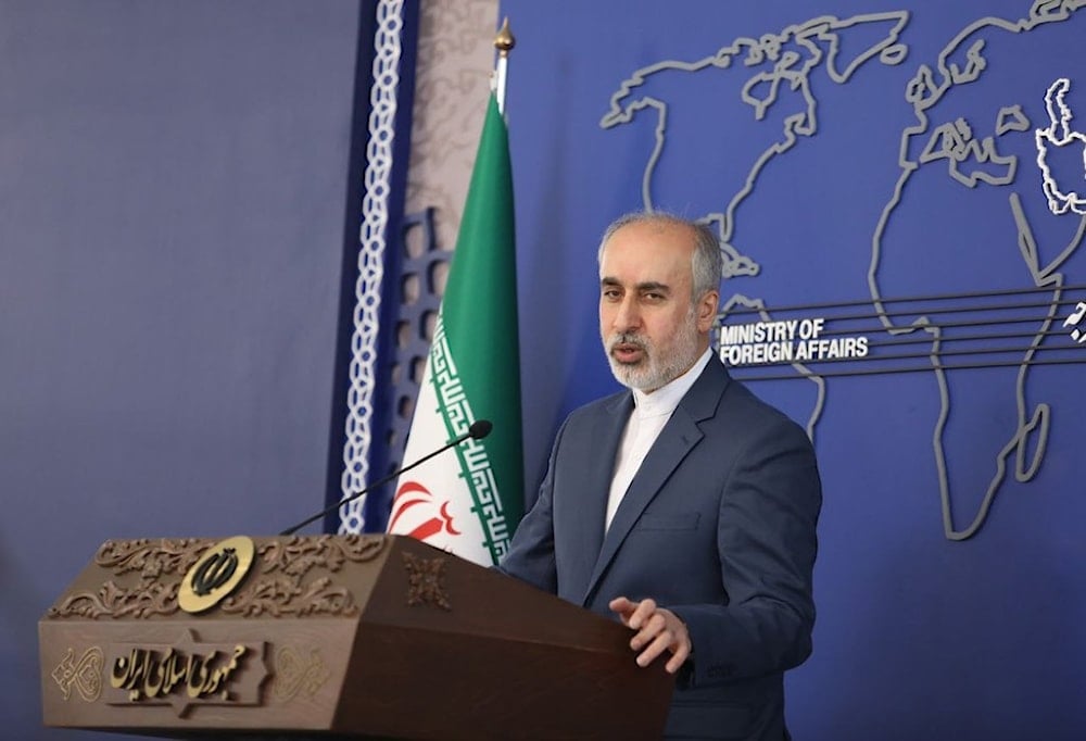 Iranian Foreign Ministry Spokesman Nasser Kanaani in April 24, 2024 (X/Foreign Ministry Islamic Republic of Iran)