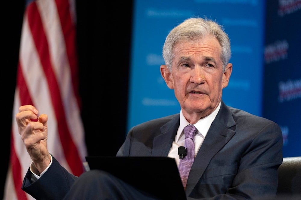 Federal Reserve Chair Jerome Powell participates in a conversation with Economic Club of Washington, DC, Monday, July 15, 2024, in Washington. (AP Photo/Manuel Balce Ceneta)