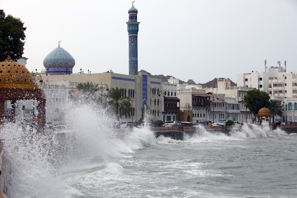 The sea side promenade in the Omani capital Muscat on October 2, 2021. (AFP)