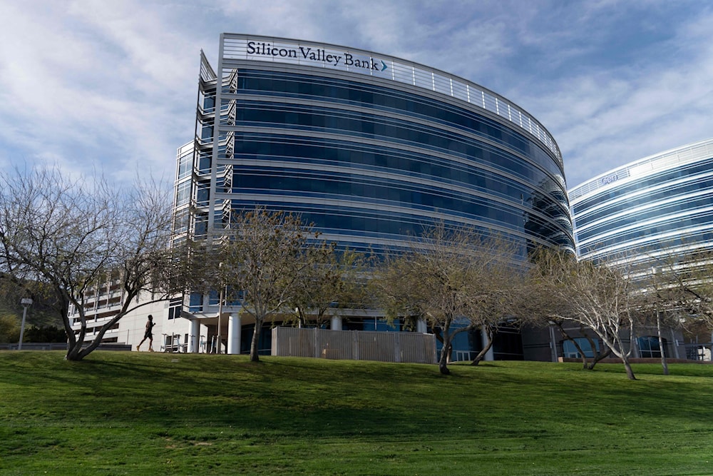 A silicon Valley Bank office is seen in TempE, Arizona, US March 14,2023. (AFP)