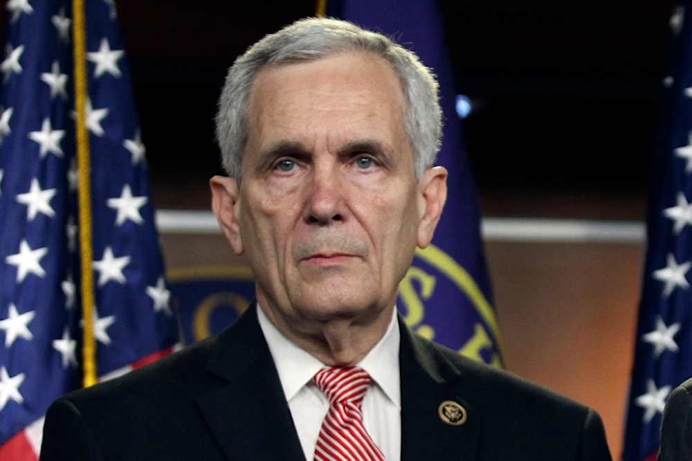  Rep. Lloyd Doggett, D-Texas, listens during a news conference on Capitol Hill in Washington, June 16, 2015. (AP)