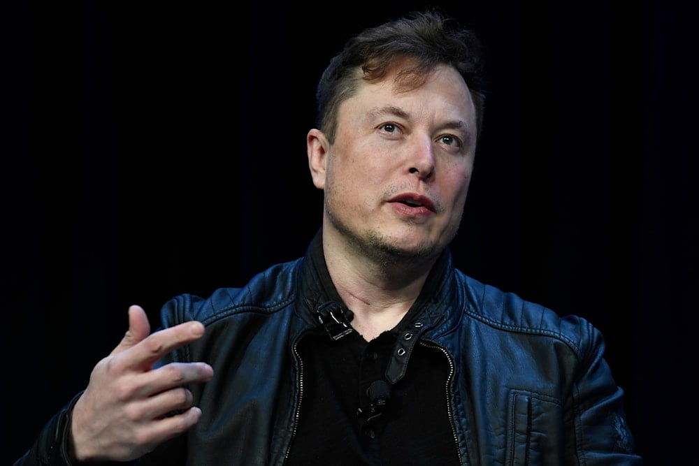 Tesla and SpaceX CEO Elon Musk speaks at the SATELLITE Conference and Exhibition, on March 9, 2020, in Washington (AP)