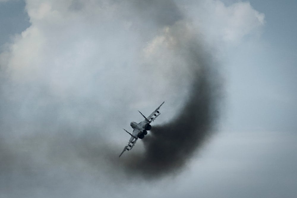 A Mig-29 fighter jet Wednesday, Aug. 2, 2023. (AP)