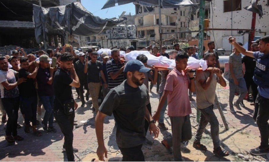 Day 289 of Gaza genocide: 38,983 Palestinian martyrs, 89,727 injured