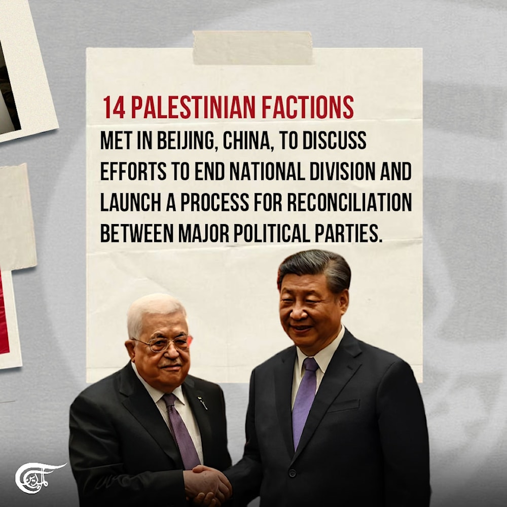 Al Mayadeen obtains Palestinian factions' Beijing declaration