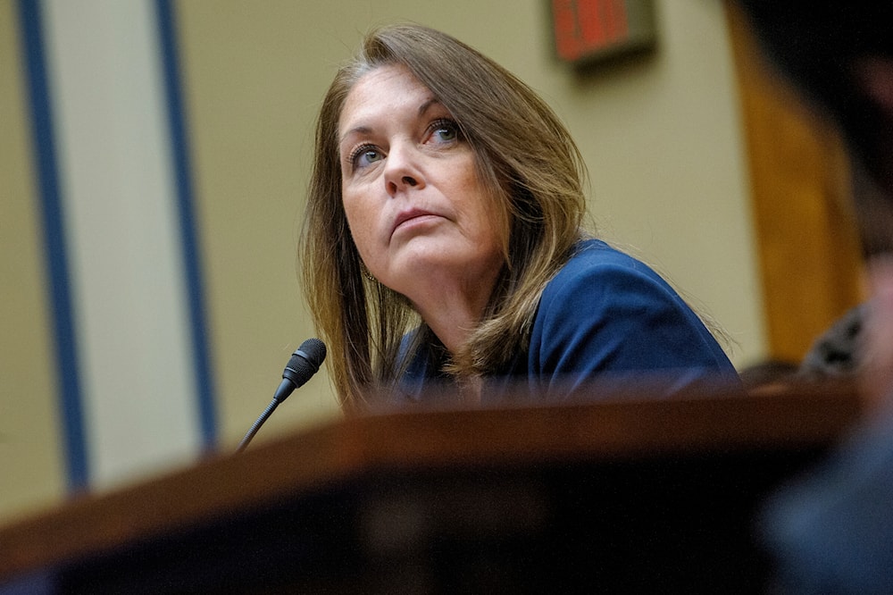 Kimberly Cheatle, Director of the US Secret Service, during a House hearing of the attempted assassination of Donald Trump, on Capitol Hill, July 22, 2024, in Washington. (AP)