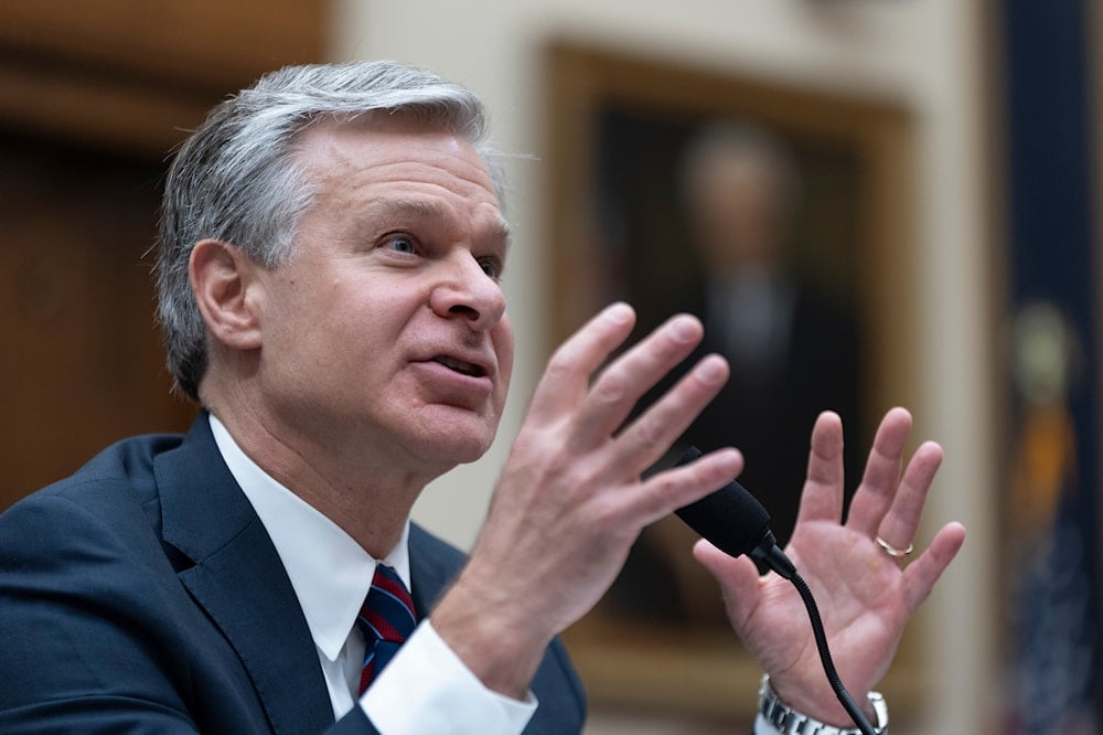 FBI Director Christopher Wray testifies before a House committee about the July 13 shooting at a campaign rally in Butler, Pennsylvania, July 24, 2024, on Capitol Hill (AP)