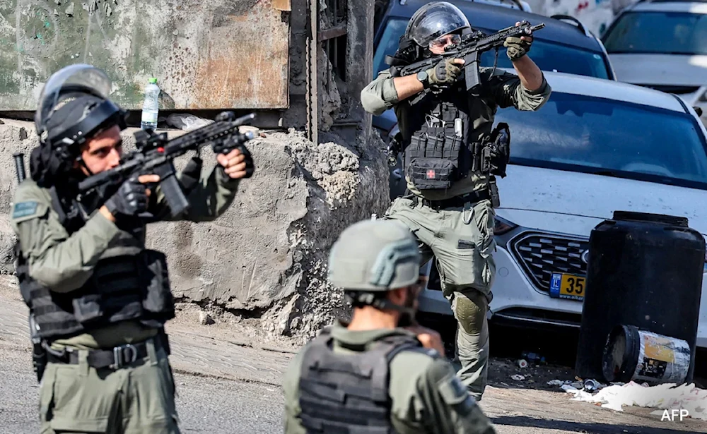 Israeli forces killed five Palestinians at a refugee camp in the occupied West Bank on December 17, 2023. (AFP)