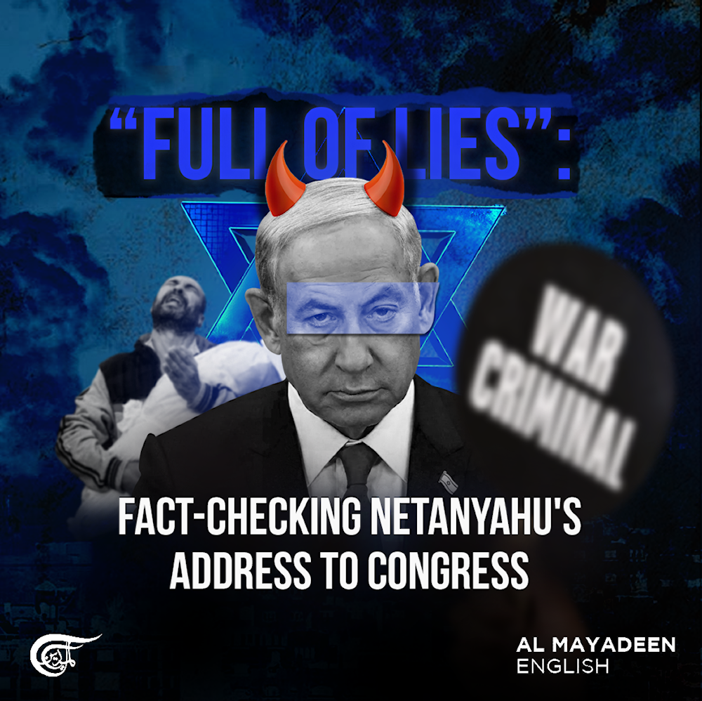 “Full of lies”: Fact-checking Netanyahu's address to Congress