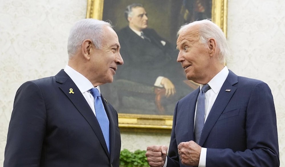 U.S. President Joe Biden meets with Israeli Prime Minister Benjamin Netanyahu in the Oval Office of the White House in Washington D.C., U.S., July 25, 2024. (AP)