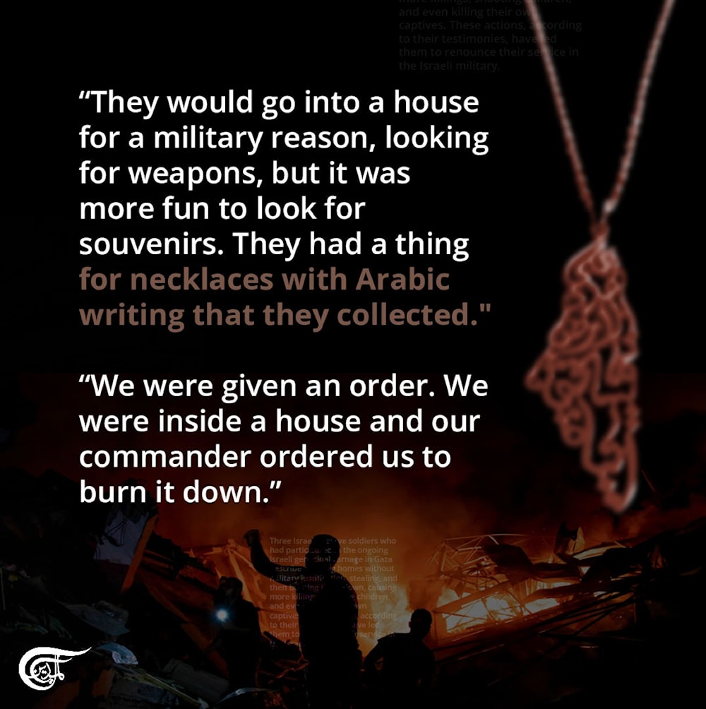 Stealing, burning houses: Israeli reservists recount genocidal carnage in Gaza