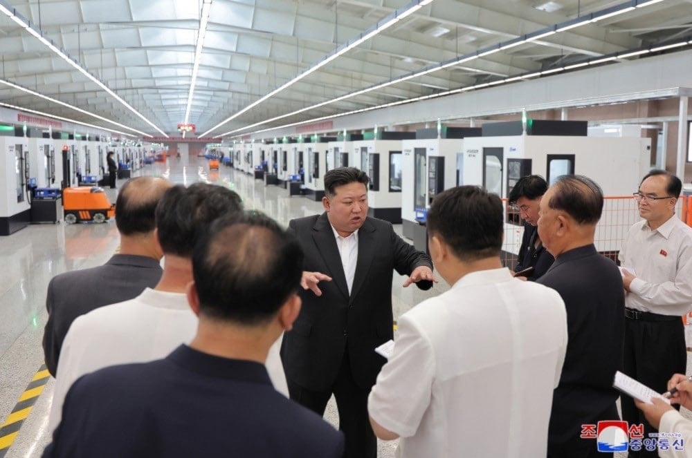 DPRK leader Kim Jong Un Inspects Major Industrial Establishments. (KCNA state news agency)