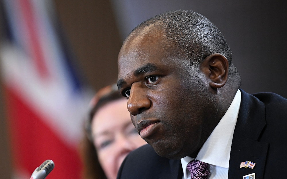 .UK Foreign Secretary Davis Lammy during the recent NATO summit in Washington D.C., July 10, 2024. (AFP)