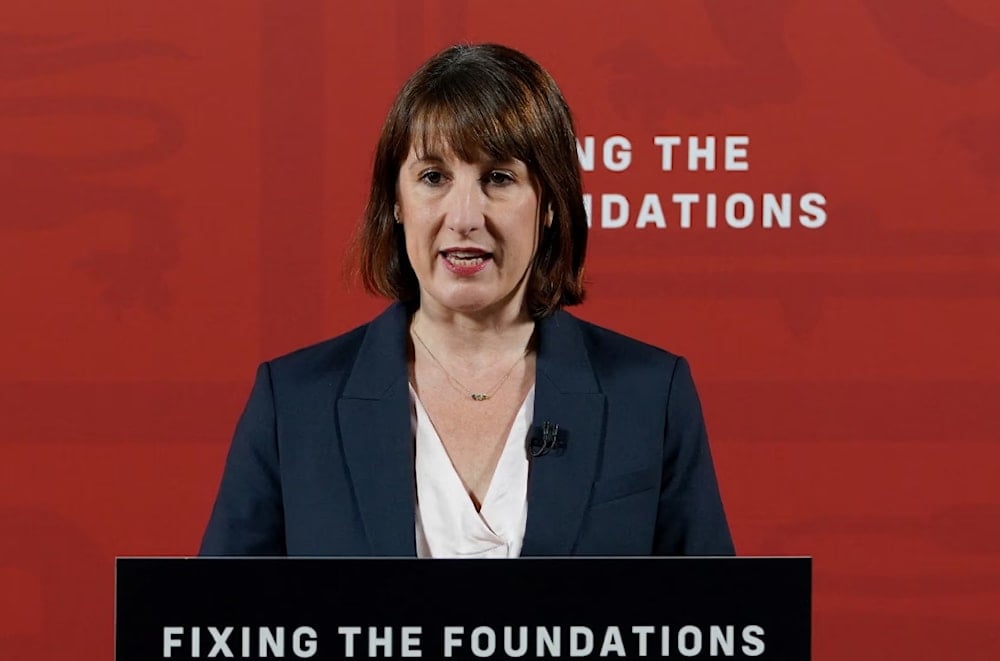 Rachel Reeves speaks during a press conference at the Treasury ON July 29,2024. (AFP/Getty Images)