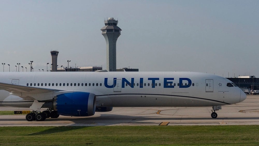 A United Airlines plane taxis at Chicago O'Hare International Airport, in Chicago, Friday, July 19, 2024. (AP)