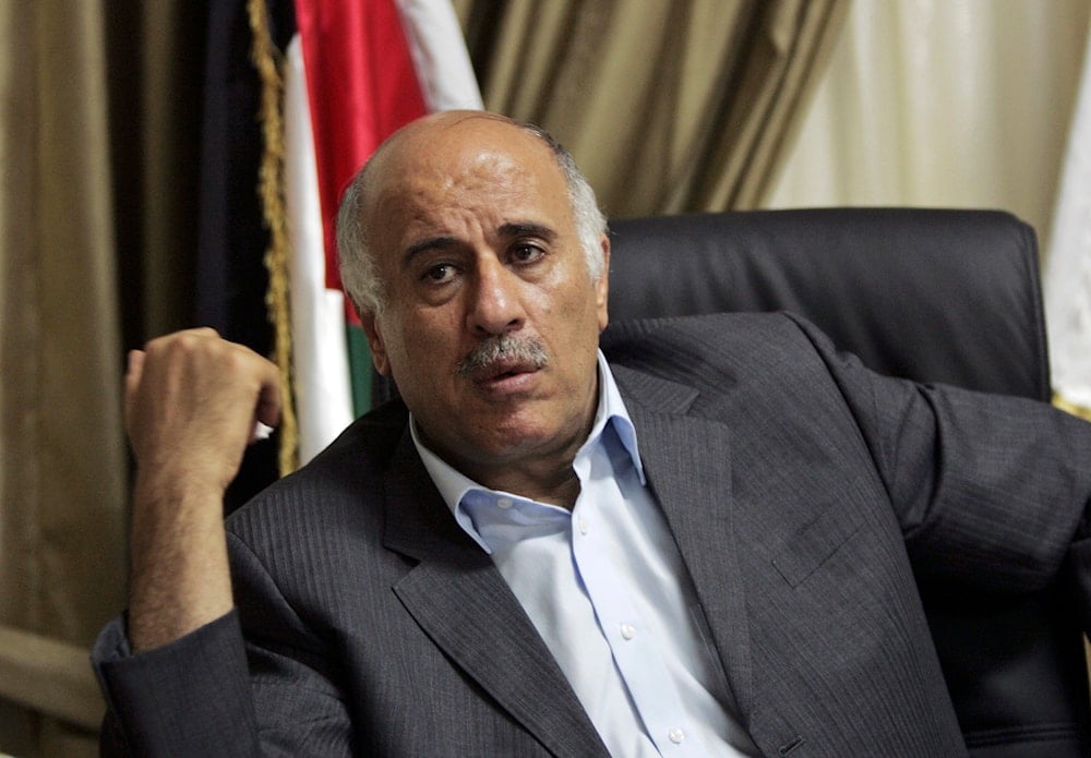 Former West Bank security chief, Jibril Rajoub, during an interview with the Associated Press in his office on June 15, 2011. (AP)