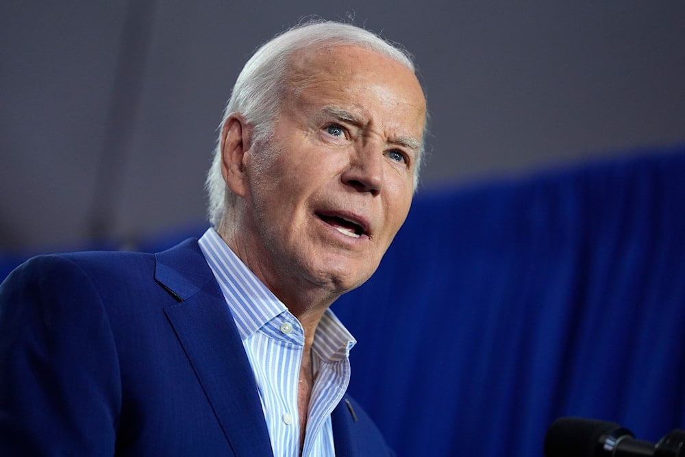 President Joe Biden speaks at the grand opening ceremony for the Stonewall National Monument Visitor Center, on June 28, 2024, in New York. (AP)