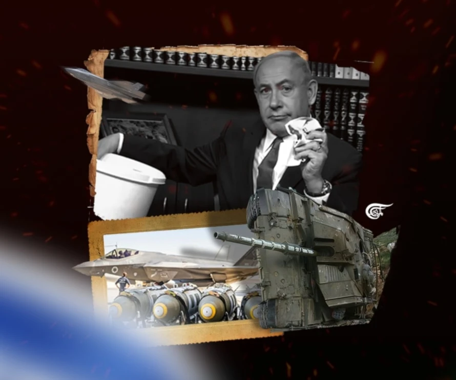 Already, "Israel" has the White House committed to support an Israeli military operation against Hezbollah. (Al Mayadeen English; Illustrated by Zeinab El-Hajj)