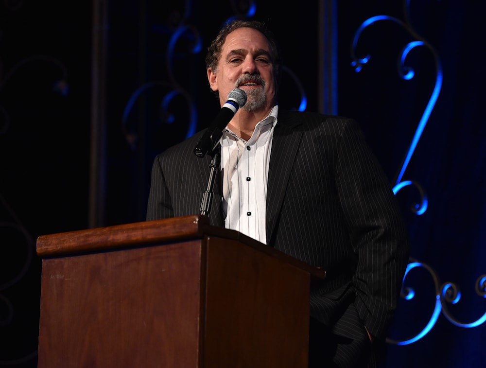 Jon Landau speaks at Grades of Green Verte 2014 at MBS Media Campus on June 6, 2014, in Manhattan Beach, Calif. (AP)