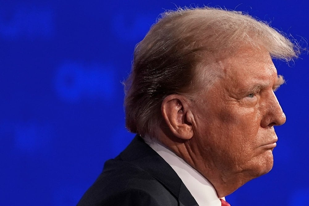 Republican presidential candidate former President Donald Trump listening to questions during a presidential debate with President Joe Biden, Thursday, June 27, 2024, in Atlanta. (AP)