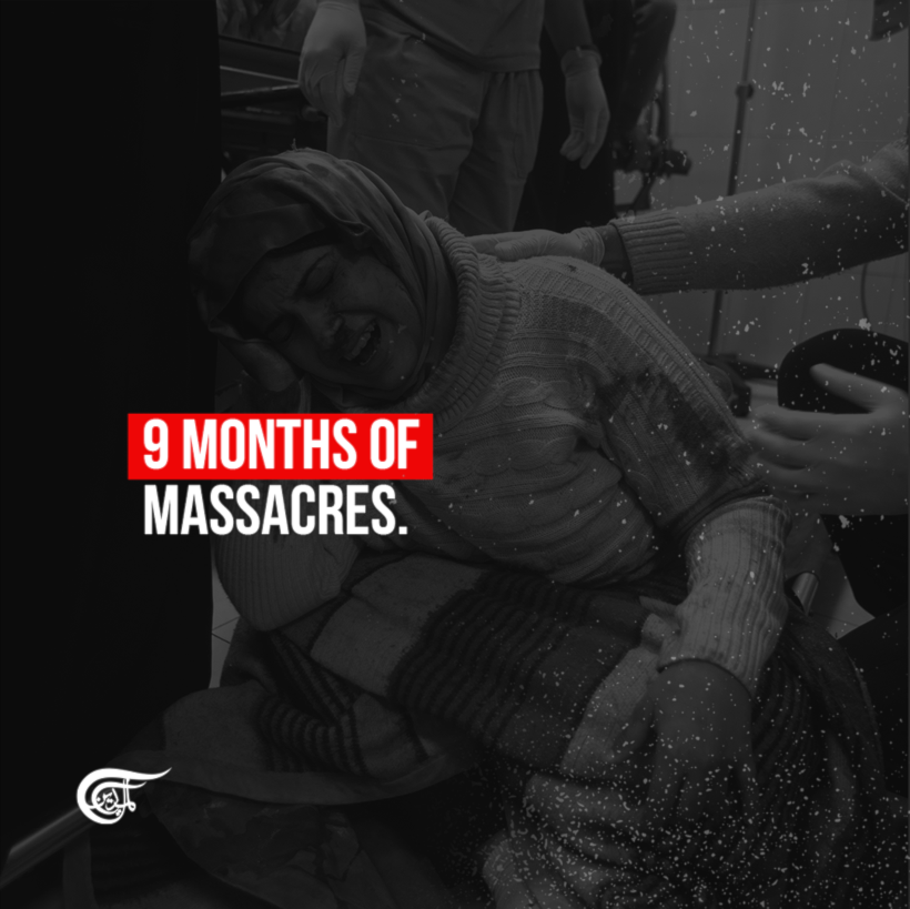 9 months of Israeli genocide in Gaza