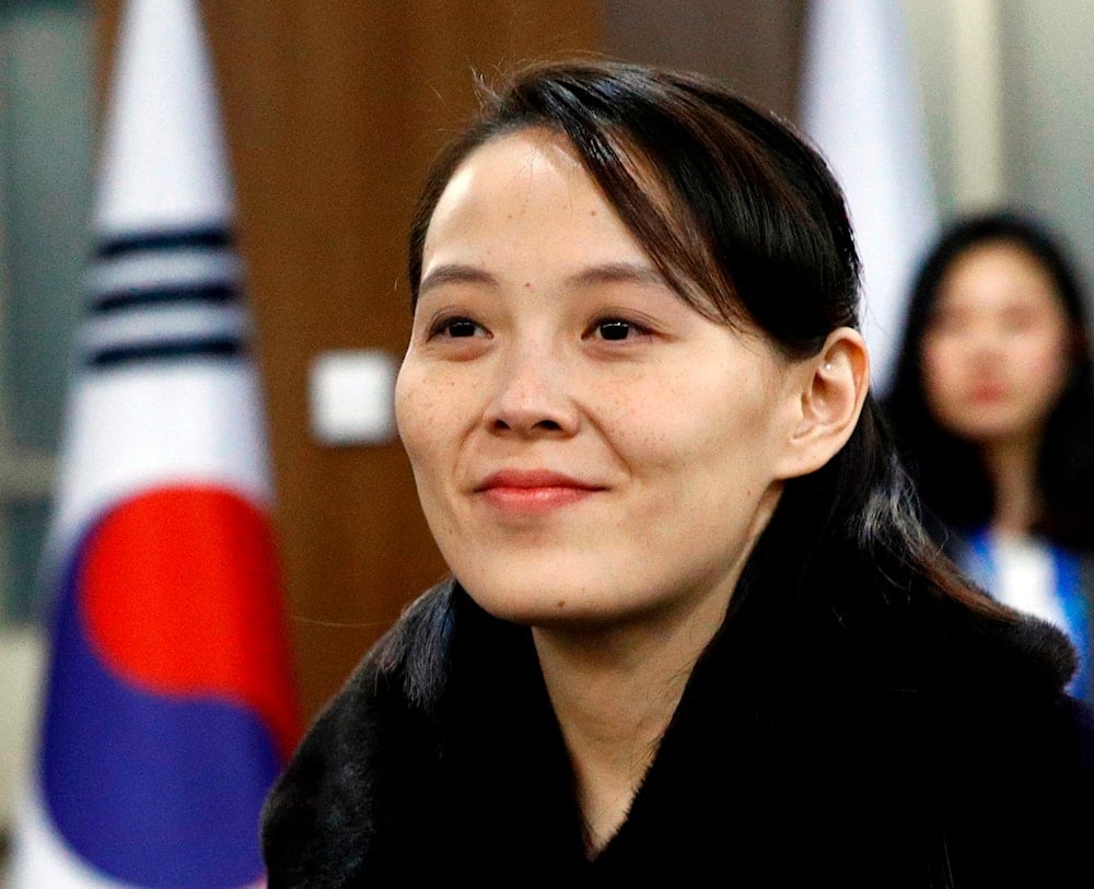 Kim Yo Jong, sister of North Korean leader Kim Jong Un, arrives for the opening ceremony of the 2018 Winter Olympics in Pyeongchang, South Korea on 