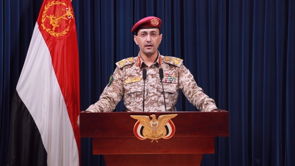 The spokesperson for the Yemeni Armed Forces, Brigadier General Yahya Saree, on July 9, 2024 (Social Media)