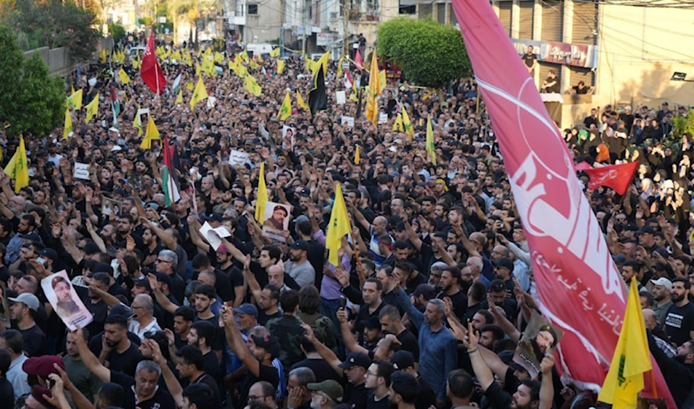 Beirut's Dahiya bids farewell to Hezbollah martyr leader Fouad Shokor