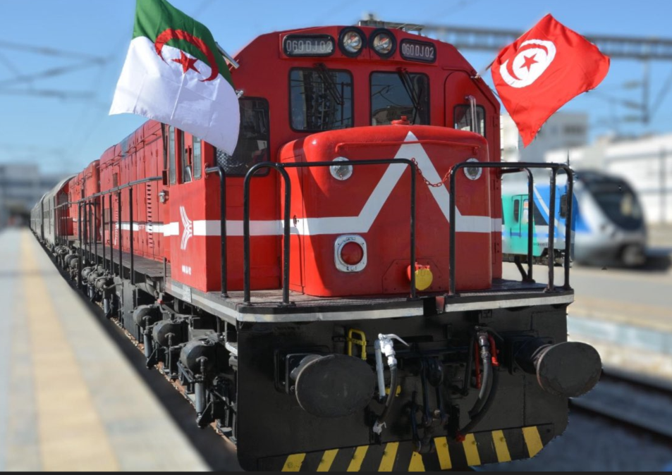 The train connecting Tunisia and Annaba (Algeria) (X)