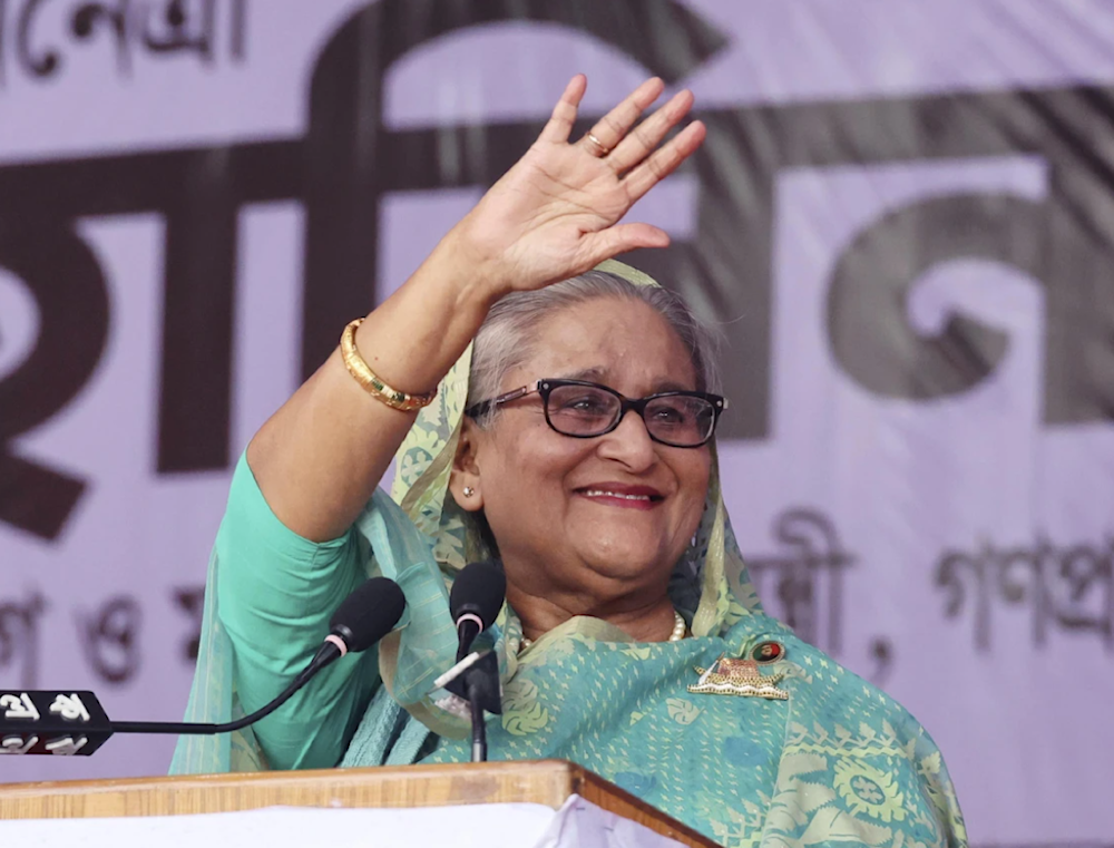 Ex-Bangladeshi PM says US behind her ouster to control crucial island