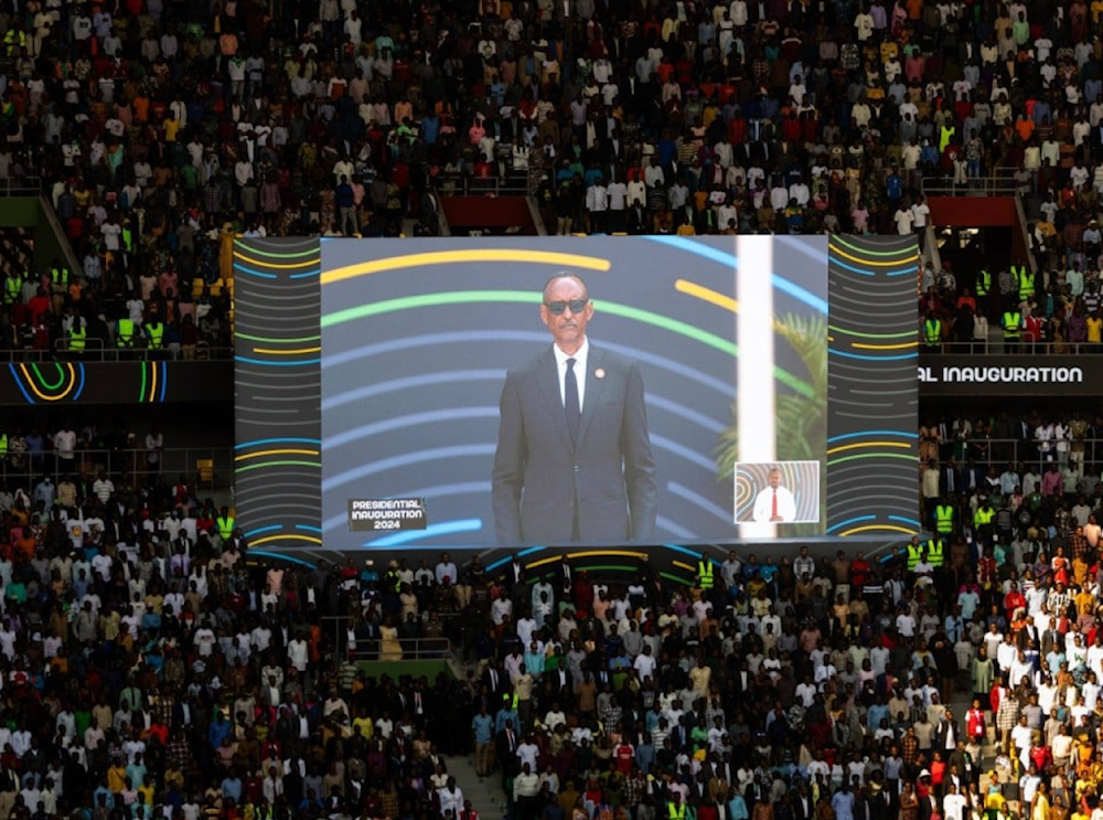 Rwanda's Kagame sworn in saying regional peace 'a priority'