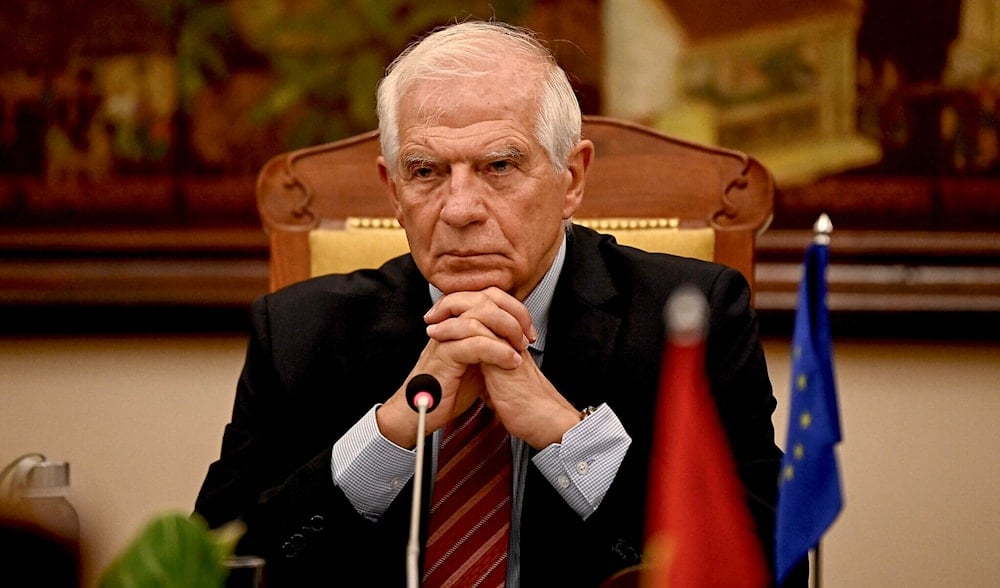 European Union Foreign Policy Chief Josep Borrell attends a meeting with Vietnam's Foreign Minister Bui Thanh Son at the Government Guest House in Hanoi on July 30, 2024. (AFP)