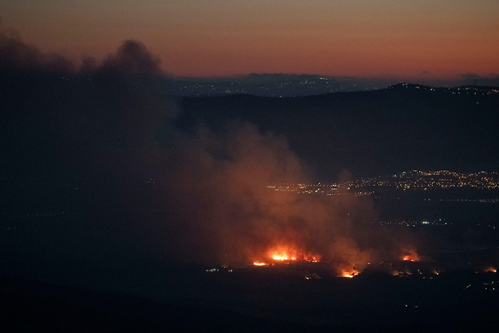 Seven Israeli firefighters deployed to extinguish rocket-caused fire