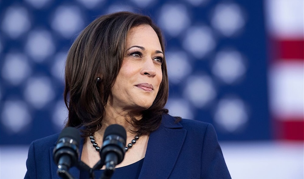 VP Kamala Harris at a Biden-Harris campaign event in Washington in 2020. (AFP)