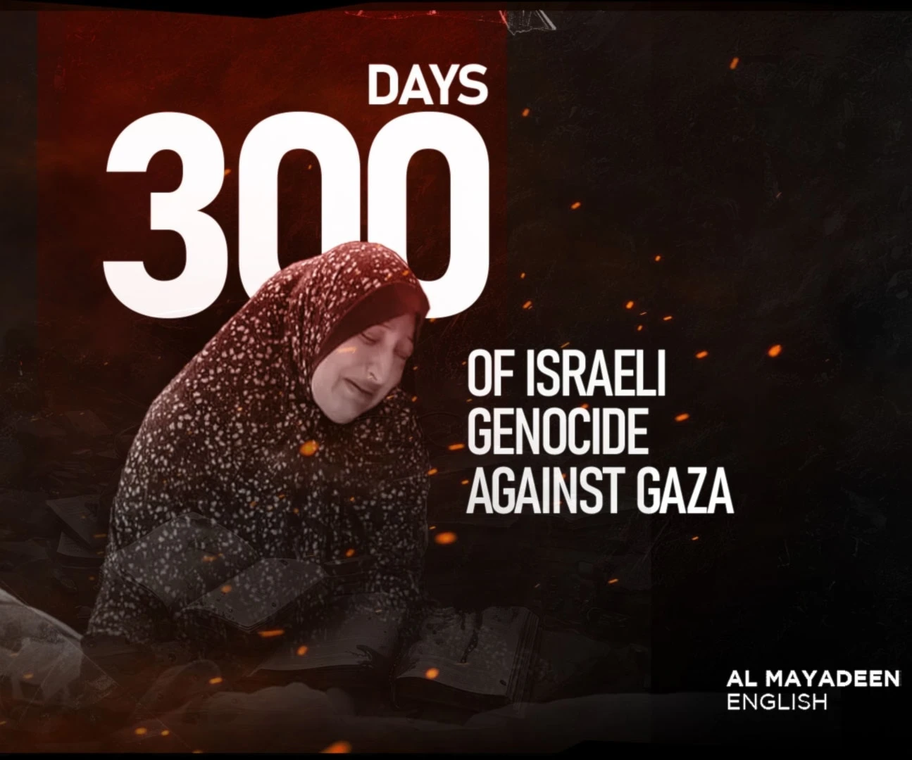 300 days of Israeli genocide against Gaza 300 days of Israeli genocide against Gaza