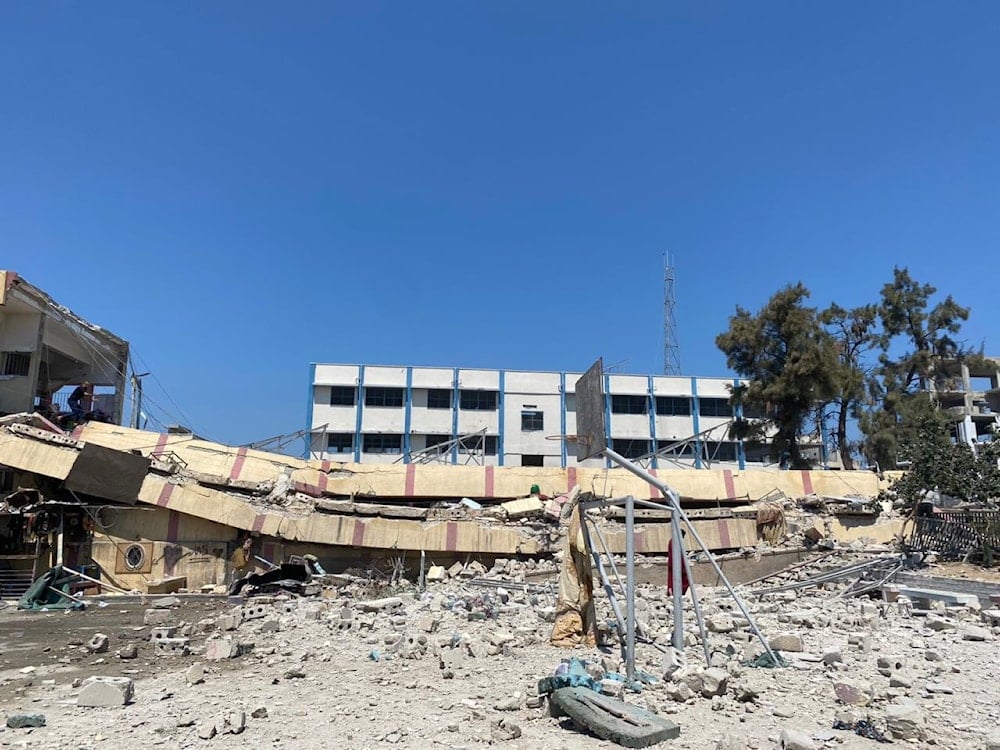 Gaza genocide: Mustafa Hafez School strewn with massacred bodies