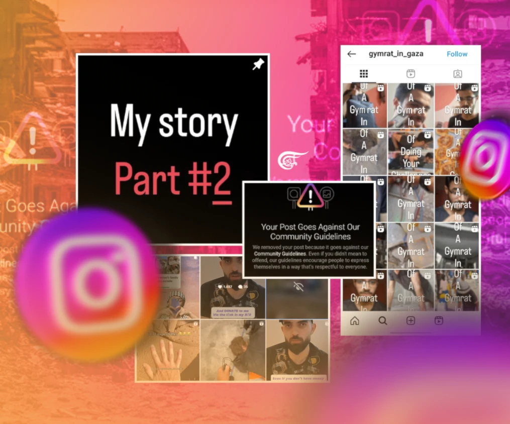 Palestinians in Gaza are taking to Instagram to show their plight to the world