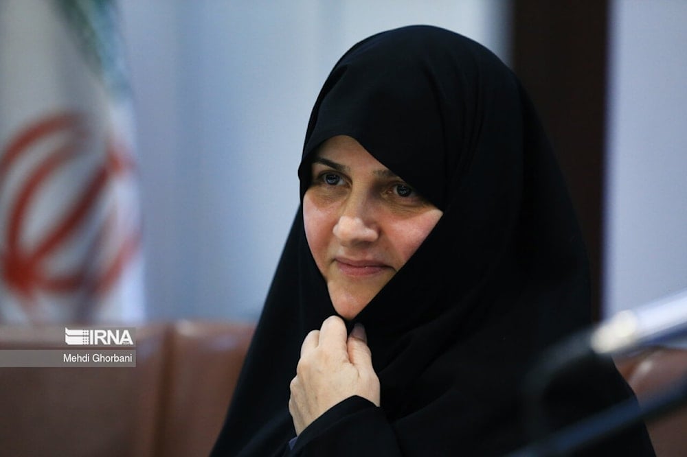 Former first lady Jamileh Alamolhoda, widow of late husband Ebrahim Raisi (IRNA)