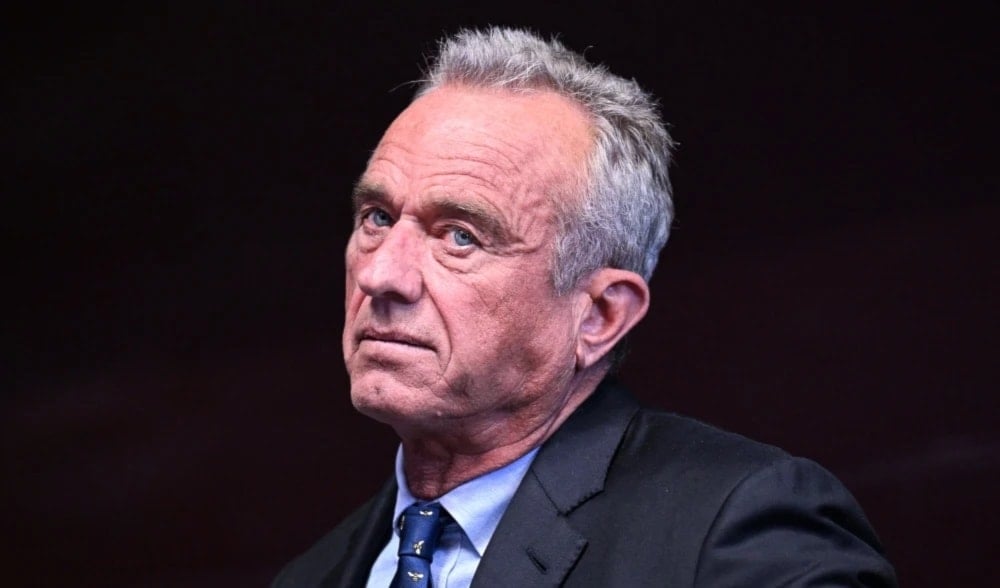 Robert F. Kennedy Jr. in Oakland, California on March 26, 2024. (AFP)