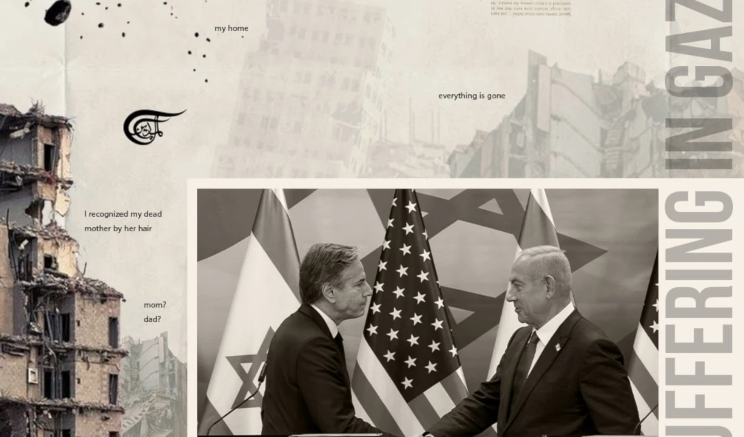 The Biden Administration's calls for a ceasefire are as hollow as a jellyfish, and as insincere as a Trump apology. (Al Mayadeen English; Illustrated by Batoul Chamas) The Biden Administration's calls for a ceasefire are as hollow as a jellyfish, and as insincere as a Trump apology. (Al Mayadeen English; Illustrated by Batoul Chamas)