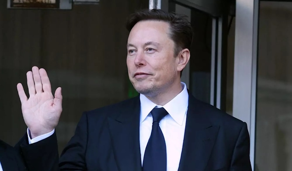 Elon Musk leaves the Phillip Burton Federal Building in San Francisco, California on January 24, 2023. (AFP)